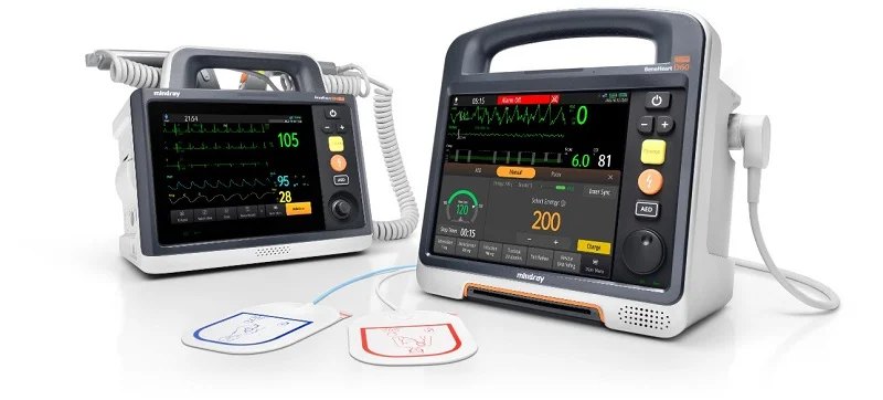 Обзор дефибриллятора BeneHeart D60 и D30 от Mindray Обзор дефибриллятора BeneHeart D60 и D30 от Mindray в Украине